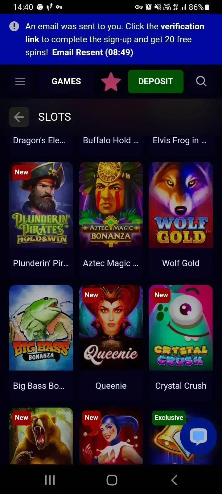 BitStarz Képernyőkép 3